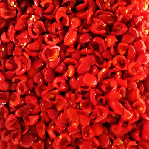 Red Cherry Peppers Quarters In Brine 